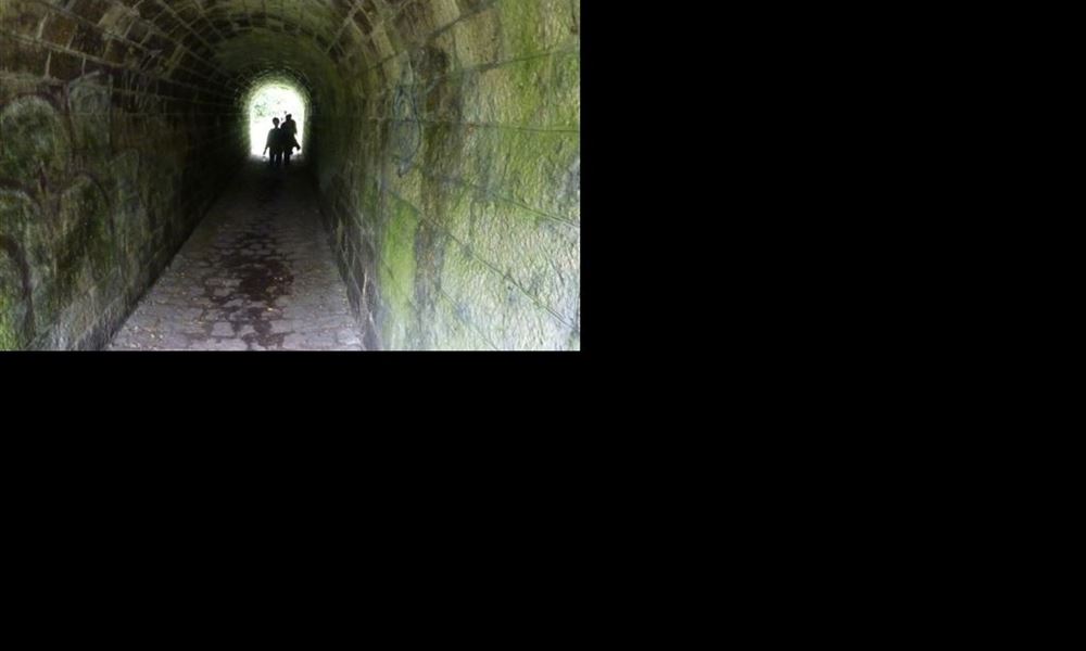 Passage through a tunnel